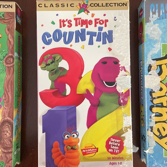 Set of 3 Barney VHS tapes Classic Collection smoke free home Fun & Edicational - Picture 3 of 9
